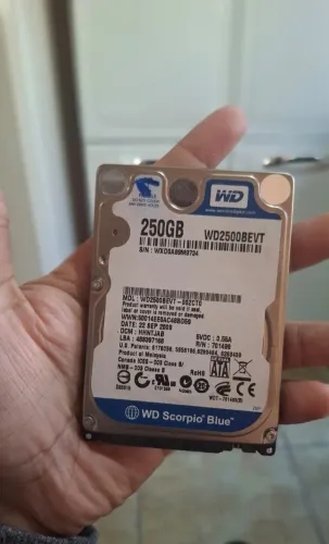 HD 250 GB Notebook WD