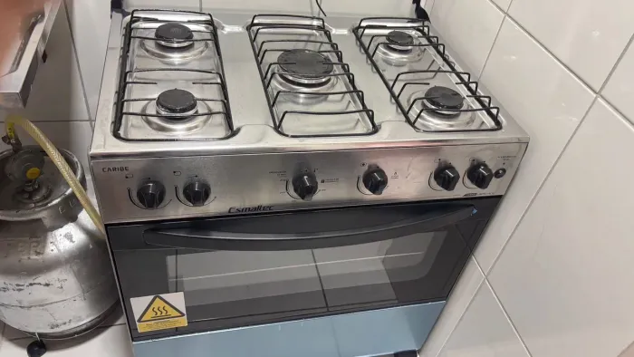 Fogão 5 Bocas Esmaltec 