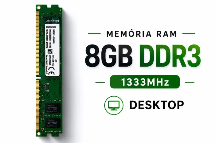 Memória RAM DDR3 2x8 Kingstone.