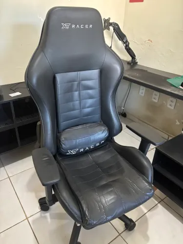 Cadeira Gamer XT Racer Platinum W Series Reclinável Preta