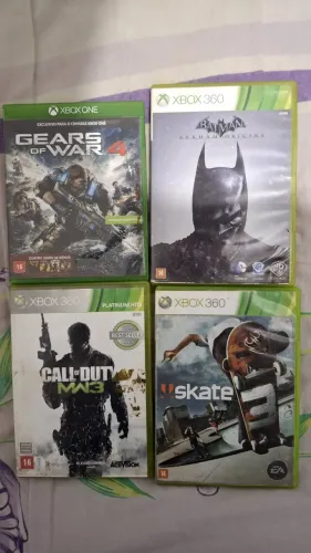 vendo 4 jogos de xbox