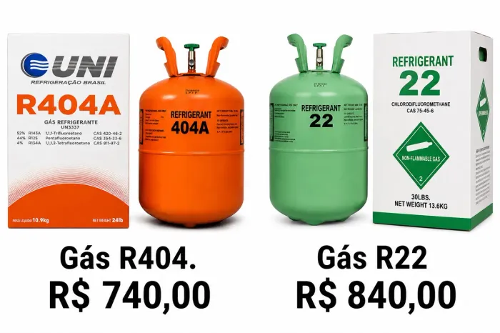 Gás refrigerante 