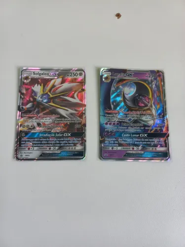Cartas pokemon solgaleo e lunala