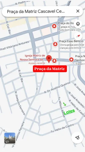 Lote em cascavel (centro)