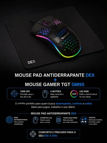 MOUSEPAD + MOUSE RGB