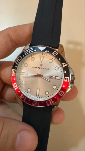 Relógio Monte Carlo Novo - Metade do preço da loja - Grande! 46mm