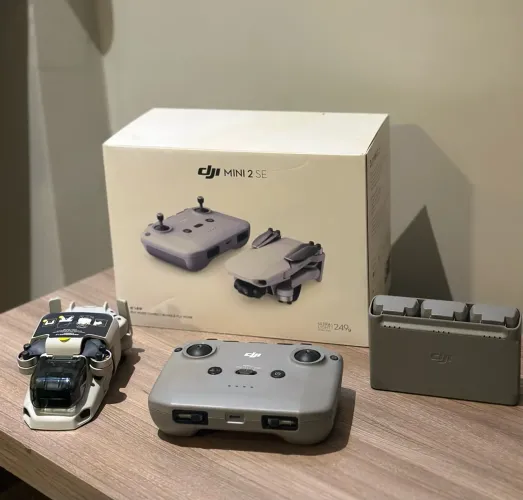 Drone Dji Mini 2 Se Fly Combo 3 Baterias Bolsa Carregador