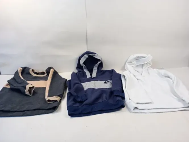 Kit Lote com 15 Peças de Roupas Infantis (Moletom, Blusas, Calças e Camisetas)