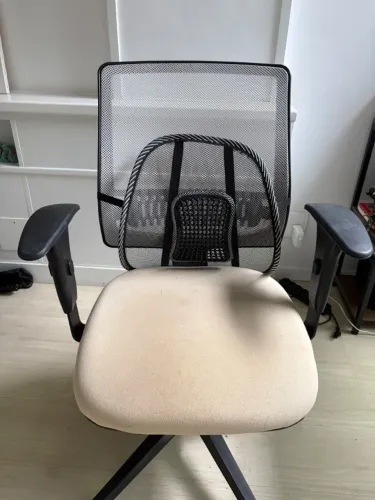 Cadeira de Escritório Ergonômica (Flexform - Creme)