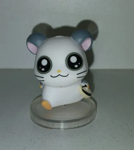 BONECO MINIATURA MINI HAMSTER HAMTARO PANDA