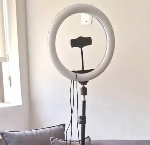 Ring Light com Tripé - Estado de Novo!