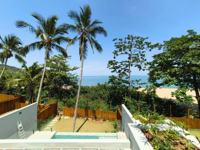 Casas Pé na Areia Para Locação de Temporada na Praia de Toque Toque Pequeno