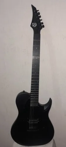 Guitarra s by solar zerada com gotoh e malagoli troco por guitarras com floyd