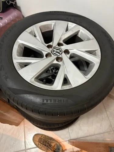 Rodas nivus aro 16 pneus pirelli scorpion