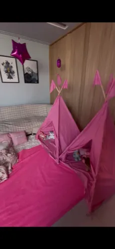 Cabana para festa do pijama