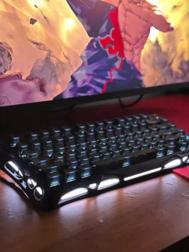 Teclado Gravastar Mercury V75 Stealth Black