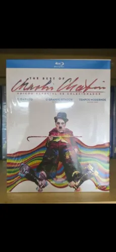 Box The Best of Charlie Chaplin Blu-ray Lacrado