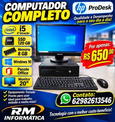 Computador HP I5 4ª Geração