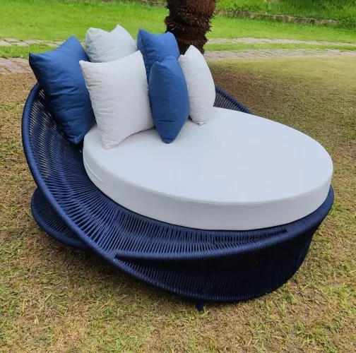 Chaise sofá redondo