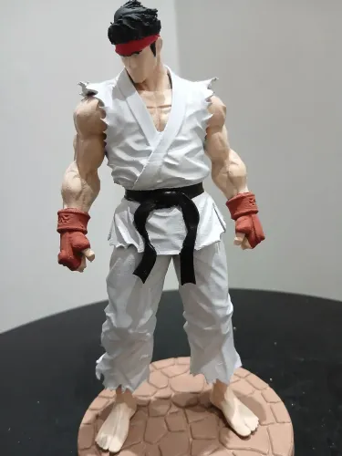 Boneco colecionavel Ryu Street Fighiter 