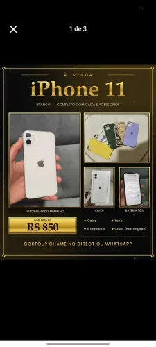Smartphone iPhone 11 64gb