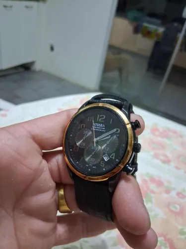 VENDO OU TROCO RELÓGIO VIVARA CHRONOGRAPH QUARTZO E CASIO 2518 A188