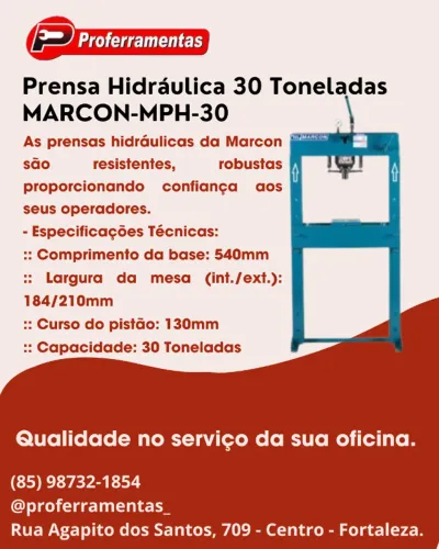PRENSA 30 TONELADAS