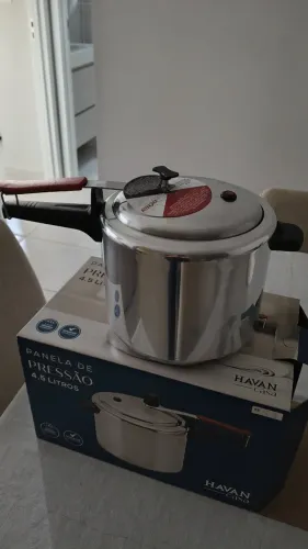 Panela de Pressão Panelux/Havan Casa 4,5L Nova na Caixa