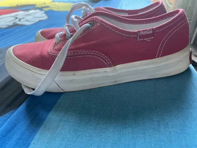 Tênis unissex coca cola vermelho 35