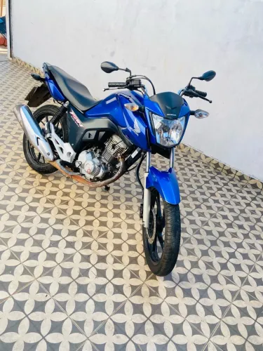 Honda CG Fan 160 2022 - Azul - Muito conservad
