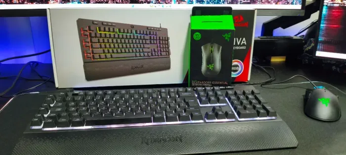 Redragon Shiva + Razer Deathadder