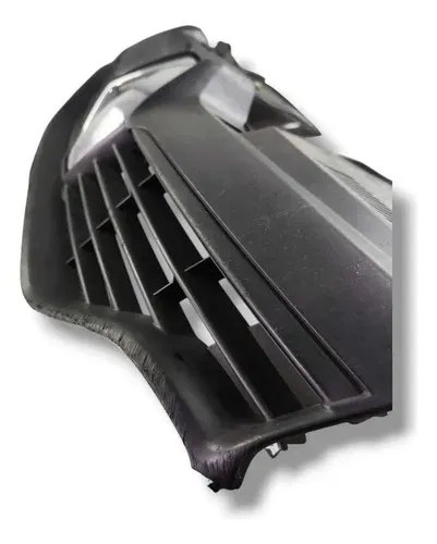 Grade Parachoque Diant Renault Sandero Logan 16 20 C Detalhe Preto Fosco
