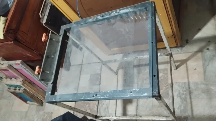 Mesa plana para pintar sacola serigrafia 