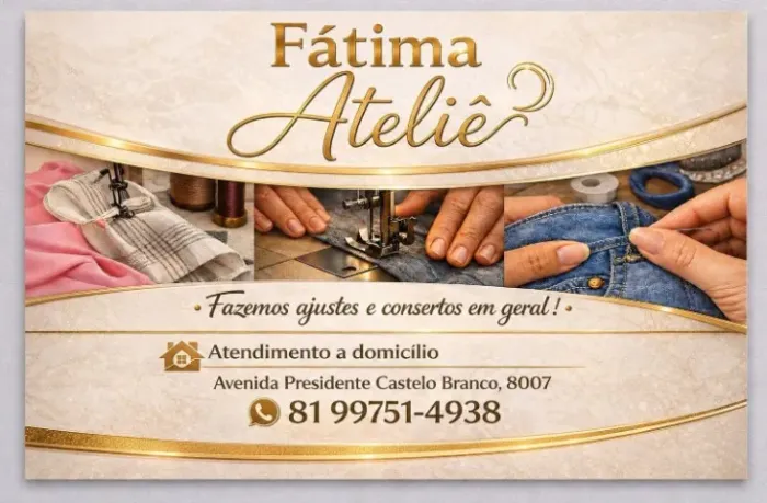 Serviço de costura, ajustes, bainhas, reformas de roupas