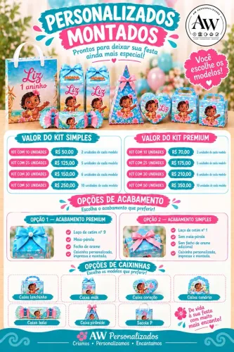 Personalizados montados arte exclusiva 