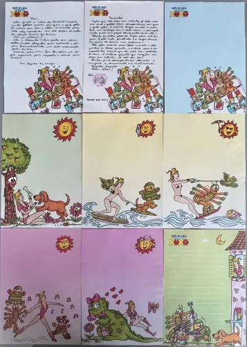 9 PAPÉIS DE CARTA DA XUXA