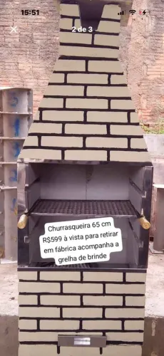 Churrasqueira pré-moldada