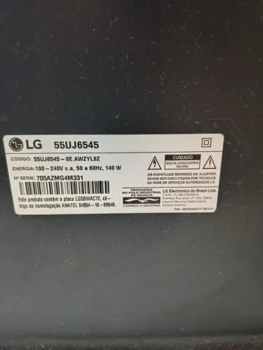 TV SMART LG 55" MODELO: 55UJ6545