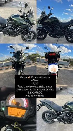 Moto Kawasaki versys