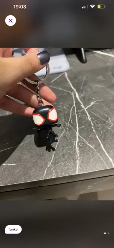 chaveiro miles morales homem aranha