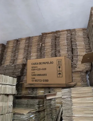 Caixas de papelão
