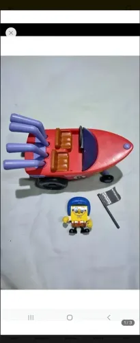 Barco bob esponja imaginext 