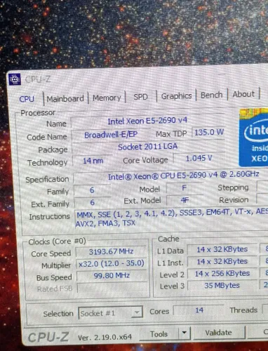 Xeon 2690v4 + placa mãe Qiyida d4