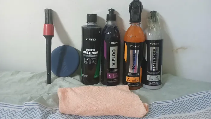 Kit limpeza para carro e moto v-floc