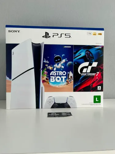 Playstation 5 Slim 1 TB Com Leitor de Discos (Aceito Cartão)