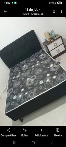 CAMA BOX com CABECEIRA