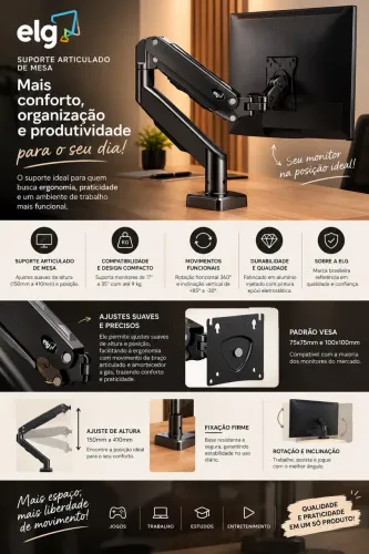 Suporte para monitor 