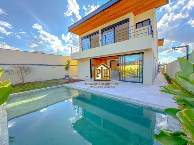 CASA DE CONDOMINIO COM 4 SUITES - ECOVILLE ATIBAIA