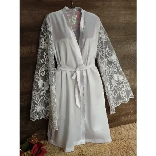 Robe Luxo noiva - renda bordada