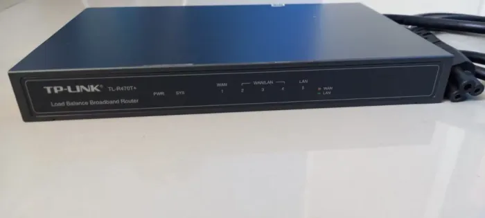 Roteador Load Balance TP-Link, 10/100MBPS, 5 Portas, Preto - TL-R470T+